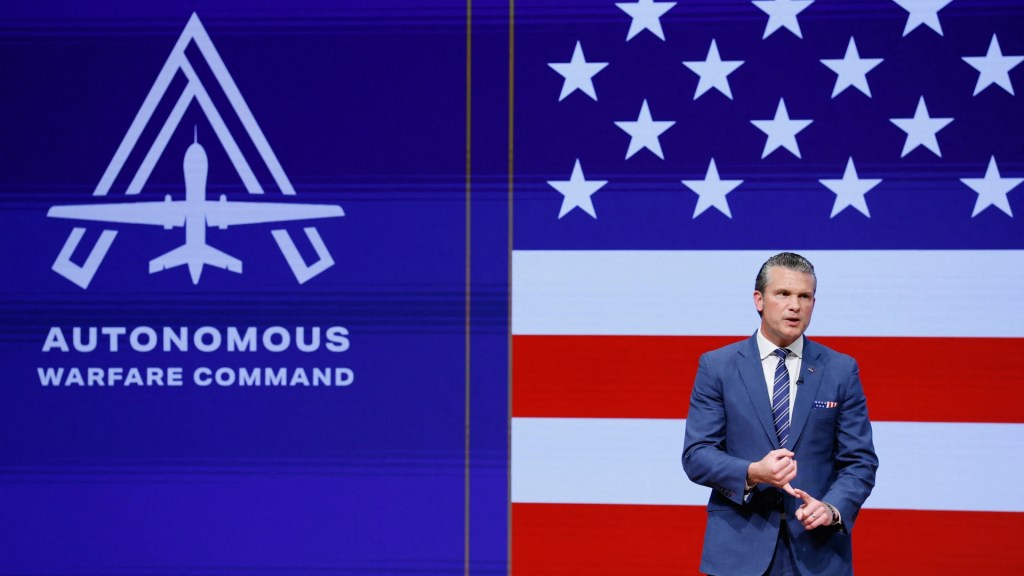 Hegseth announces new four-star command for autonomous warfare