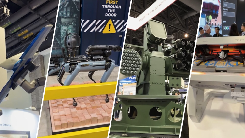 Semiautomatic grenade launcher and aim-assist for shooting down drones | Highlights from AUSA 2026